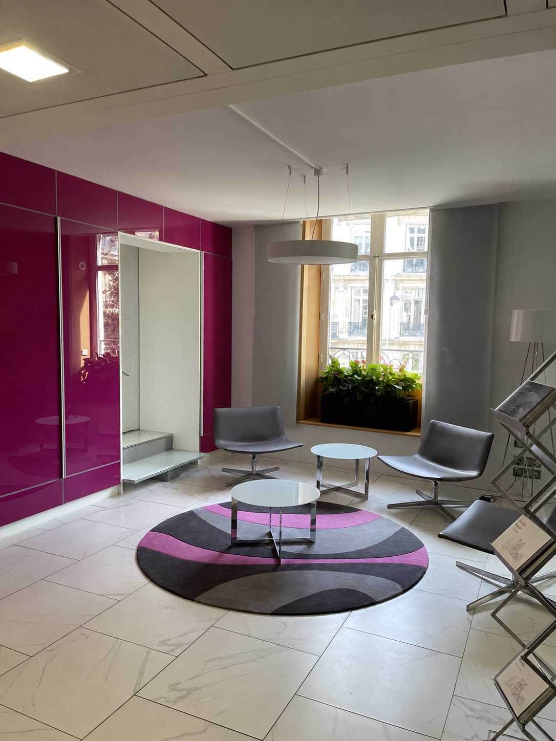 Espace accueil et aménagement de bureaux
