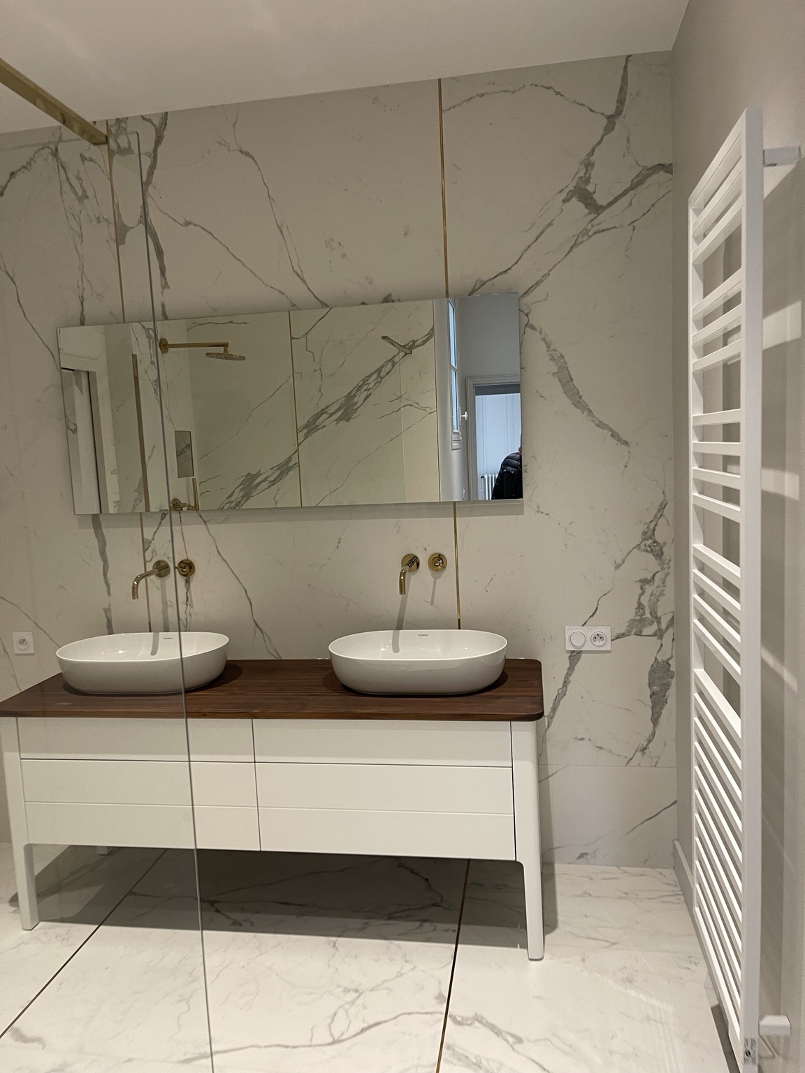 Salle de bains en marbre