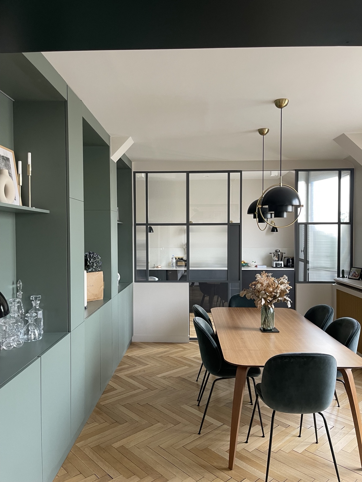 Verrière et agencement sur mesure